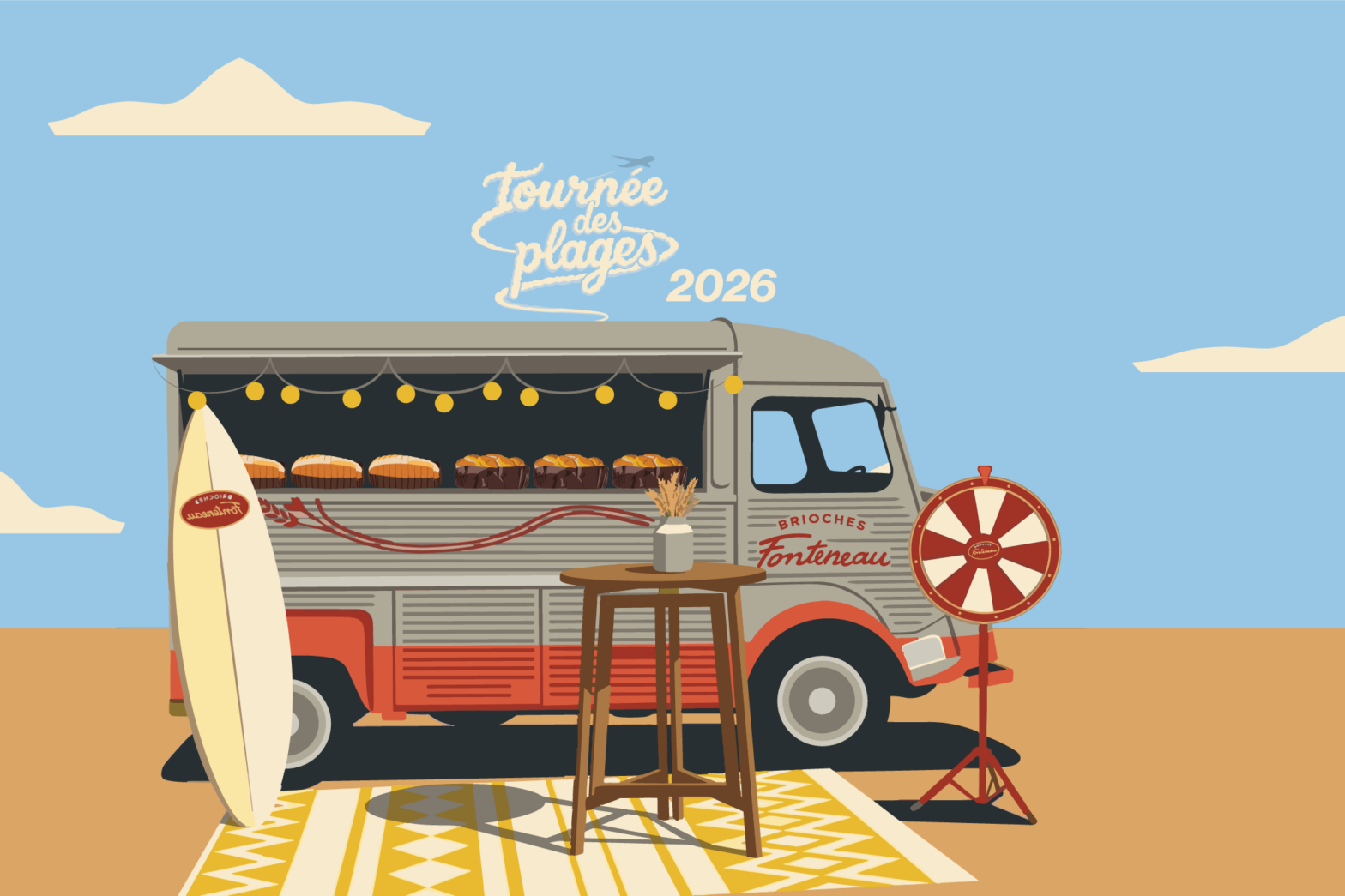 Tournée des Plages 2026 Brioches Fonteneau